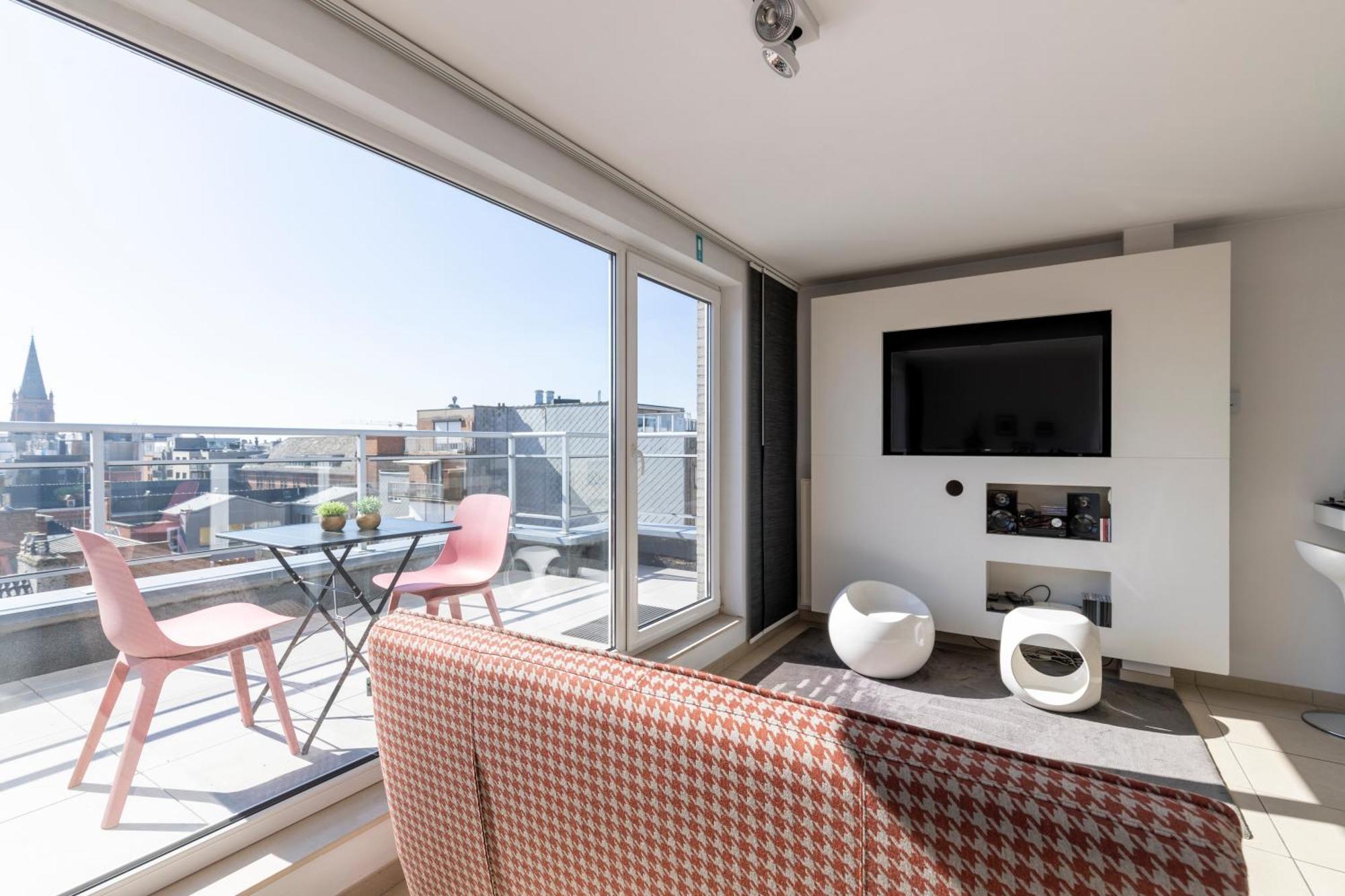 Penthouse Bij Leopoldpark Lägenhet Oostende Exteriör bild